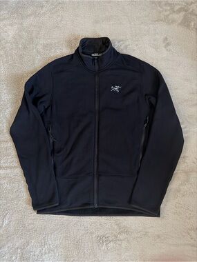 Arcteryx Kyanite Jacket Fleece Full Zip Men’s Large Black Outdoor